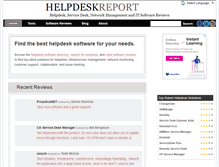 Tablet Screenshot of helpdeskreport.com